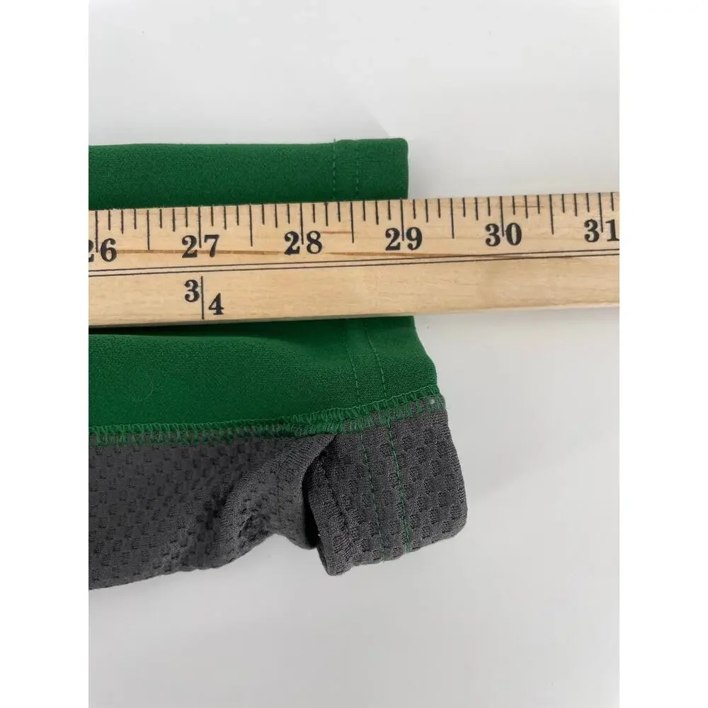 The North Face Fleece Jacket Men’s L Forest Green/Gray Thumbhole Sleeve